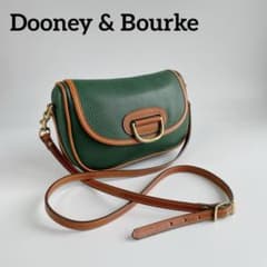 DOONEY&BOURKE シボ革 ショルダーバッグ フラップ グリーン USA - メルカリ