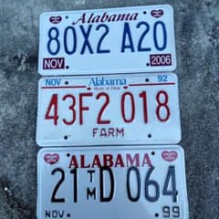 アメリカナンバープレート3枚セットのサムネイル