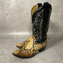 TonyLama ウエスタンブーツ USA製 パイソン レザー 8 1/2 E TonyLama ウエスタンブーツ USA製 パイソン レザー 8 1/2 E - メルカリ