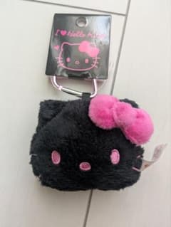 Hello Kitty ぬいぐるみ キーホルダー ブラックのサムネイル