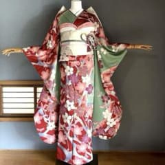 岩田専太郎　豪華振袖フルセット　美品　身丈161 裄 67 振袖フルセット 高身長 岩田専太郎 手描き友禅 成人式振袖 振袖 裄70