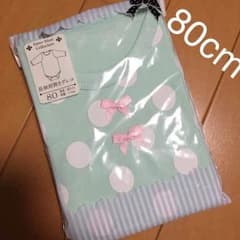 80cm 新品 長袖ロンパのサムネイル