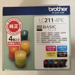 純正品　ブラザー LC211-4PK インクカートリッジ 4色入り　３箱のサムネイル