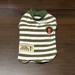犬服 ストライプ柄 ライオン刺繍のサムネイル