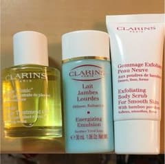 【未開封】CLARINS ボディオイル レッグ用乳液 ボディクレンジングのサムネイル