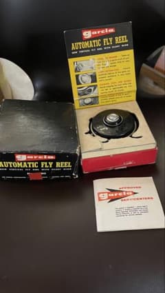 最終超絶レア　1960年代　ガルシア社　オートマチックフライリール　未使用 超絶レア 1960年代 ガルシア社 オートマチックフライリール 未