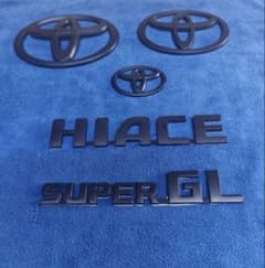トヨタ HIACE ハイエース ナロー エンブレム 5点セットのサムネイル