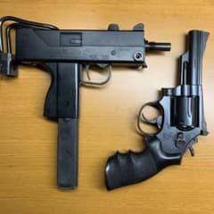 【ジャンク品】KSC  M11A1 ガスブロ & 東京マルイ　s&w m19のサムネイル