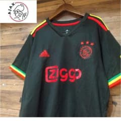 【希少】アヤックスAjax 21-22シーズン　サードユニフォーム　ラスタカラー 希少】アヤックスAjax 21-22シーズン サードユニフォーム ラスタカラー