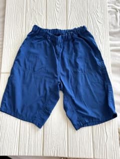 MUJI 無印良品 ハーフパンツ ネイビー 140cmのサムネイル