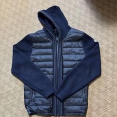 MONCLER ニット切替 ダウンパーカー ネイビー XL MONCLER ニット切替 ダウンパーカー ネイビー XL - メルカリ