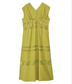Ameri LACE DOCKING LACE UP DRESS ワンピースのサムネイル