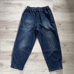 SEASON REASON ウエストゴム コクーンデニムパンツ Lサイズ