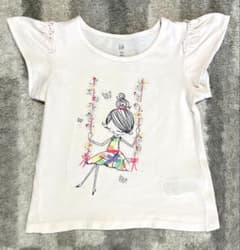 babyGap ブランコの女の子 Tシャツ 4歳用のサムネイル