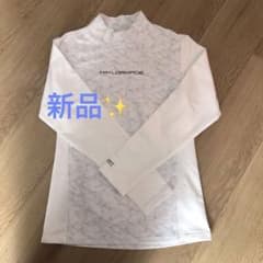 ☪️テーラーメイド☪️T-HEAT グラフィック モックシャツ⛳️サイズL✨未使用品✨ ☪️テーラーメイド☪️T-HEAT グラフィック モックシャツ⛳️ホワイト