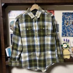 GapKids チェック柄 長袖シャツ カーキ系 160のサムネイル
