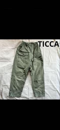 TICCA オリーブグリーン カーゴパンツのサムネイル