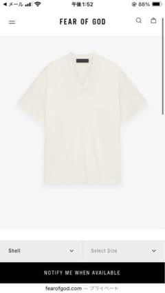 新品未使用 FOG Essentials 3枚セット Tシャツ Vネック 白 M - メルカリ