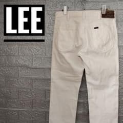 リーLee古着デニムパンツ白W30　ホワイトジーンズLB0020