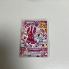アイカツカード　ピンクステージベスト　星宮いちご　サイン入りのサムネイル