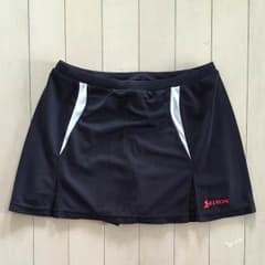スリクソン テニススコート インナー付 M（黒）のサムネイル