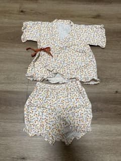 花柄 ベビー甚平 80サイズ 韓国子ども服のサムネイル