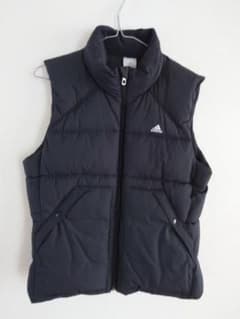 adidas レディース ダウンベスト ブラック M 美品のサムネイル