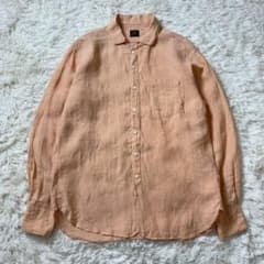 美品　DjangoAtour　リネンシャツ　長袖　胸ポケット 美品 DjangoAtour リネンシャツ 長袖 胸ポケット - メルカリ