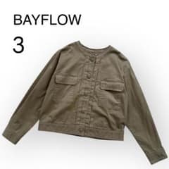 BAYFLOW 베이 플로우 노 컬러 밀리터리 재킷 춘추 라이트 아우터