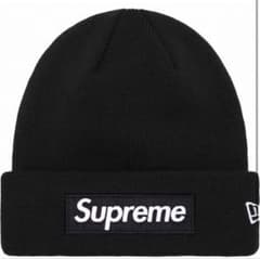 Supreme New Era Box Logo Beanie 黒のサムネイル