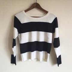 BEAMS HEARTのボーダーニットのサムネイル