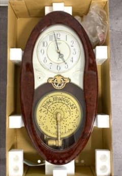 SMALL WORLD リズム時計 オルゴール時計 付属品、箱付き外観良い 