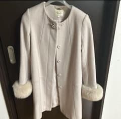 Debut de Fiore フォックスファー ノーカラーコート S 36 - メルカリ