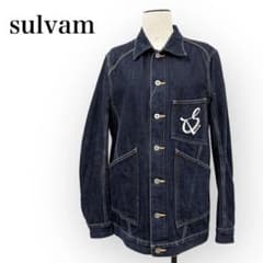 美品❤︎sulvam サルバム デニムジャケット Gジャン インディゴ S 美品❤︎sulvam サルバム デニムジャケット Gジャン インディゴ S