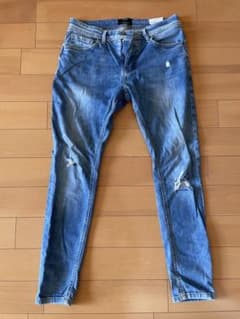 Bershka スキニーデニムパンツ M メンズ ベルシュカのサムネイル