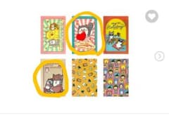 【新品】 まめきちまめこ ダイソーコラボ ポケットクリアファイル 2枚のサムネイル