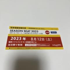 ソフトバンクホークス駐車場確保権利券のサムネイル
