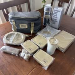 Kansai アウトドア 食器セット 収納バッグ付きのサムネイル