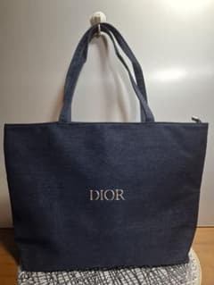 限定セール‼️Dior ビューティノベルティ　トートバッグデニムネイビー大サイズ 限定セール‼️Dior ビューティノベルティ トートバッグデニムネイビー