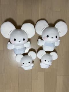 等身大イッカネズミ　ぬいぐるみ4点セットのサムネイル