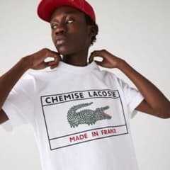 ラコステ　メイドインフランスボックスプリントtシャツのサムネイル