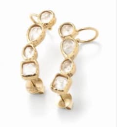 【GOOSSENS Paris】MINI ROCK クリスタルピアス　イヤーカフ GOOSSENS Paris】MINI ROCK クリスタルピアス イヤーカフ - メルカリ