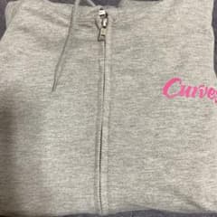 Curves グレー ジップアップフーディ Lサイズのサムネイル