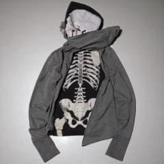 PPFM☆スカル ギミック パーカー☆Y2K Archive☆レントゲン☆ボーン
