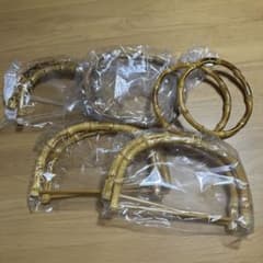 ハンドメイド　持ち手　竹根　5つセット　12/19までのサムネイル