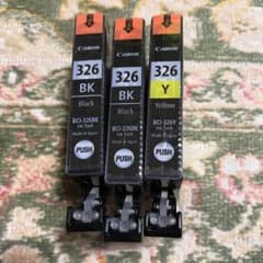 Canon BCI-326BK 2個　Y 1個のサムネイル