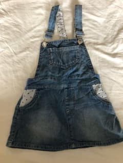 美品！デニム ジャンパースカートのサムネイル