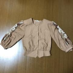 袖レース ブラウス 花柄 レースのサムネイル