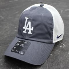 해외 모델 NIKE MLB LA 다저스 메쉬 캡 다크 그레이