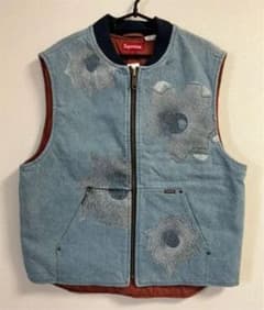 Supreme Nate Lowman Work Vest Denim Lのサムネイル